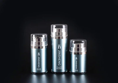Airless kosmetik losyon ponp boutèy